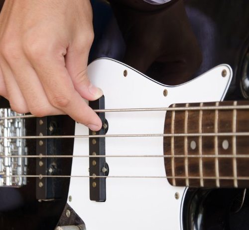 bass lessons student