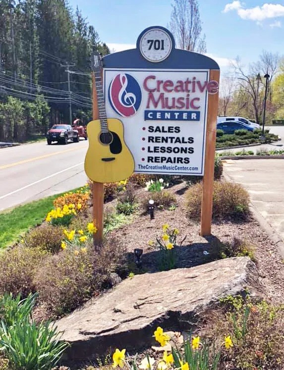 creative music center sign