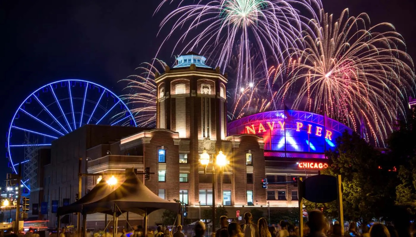 Fireworks at Navy Pier