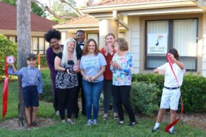 our studio at a ribbon cutting ceremony