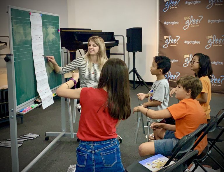 students at performance class