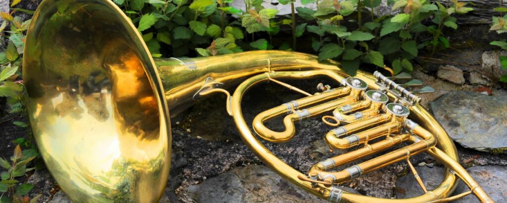 Large shop brass instrument