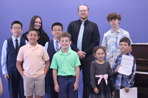 Student with teacher in marlton nj