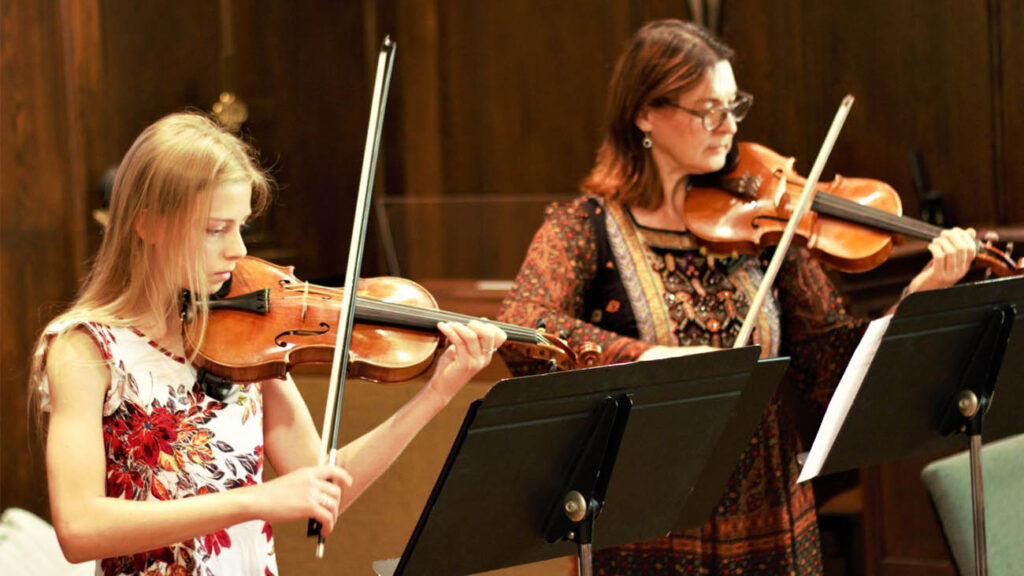 Student playing violin Violin in Naperville, Illinois