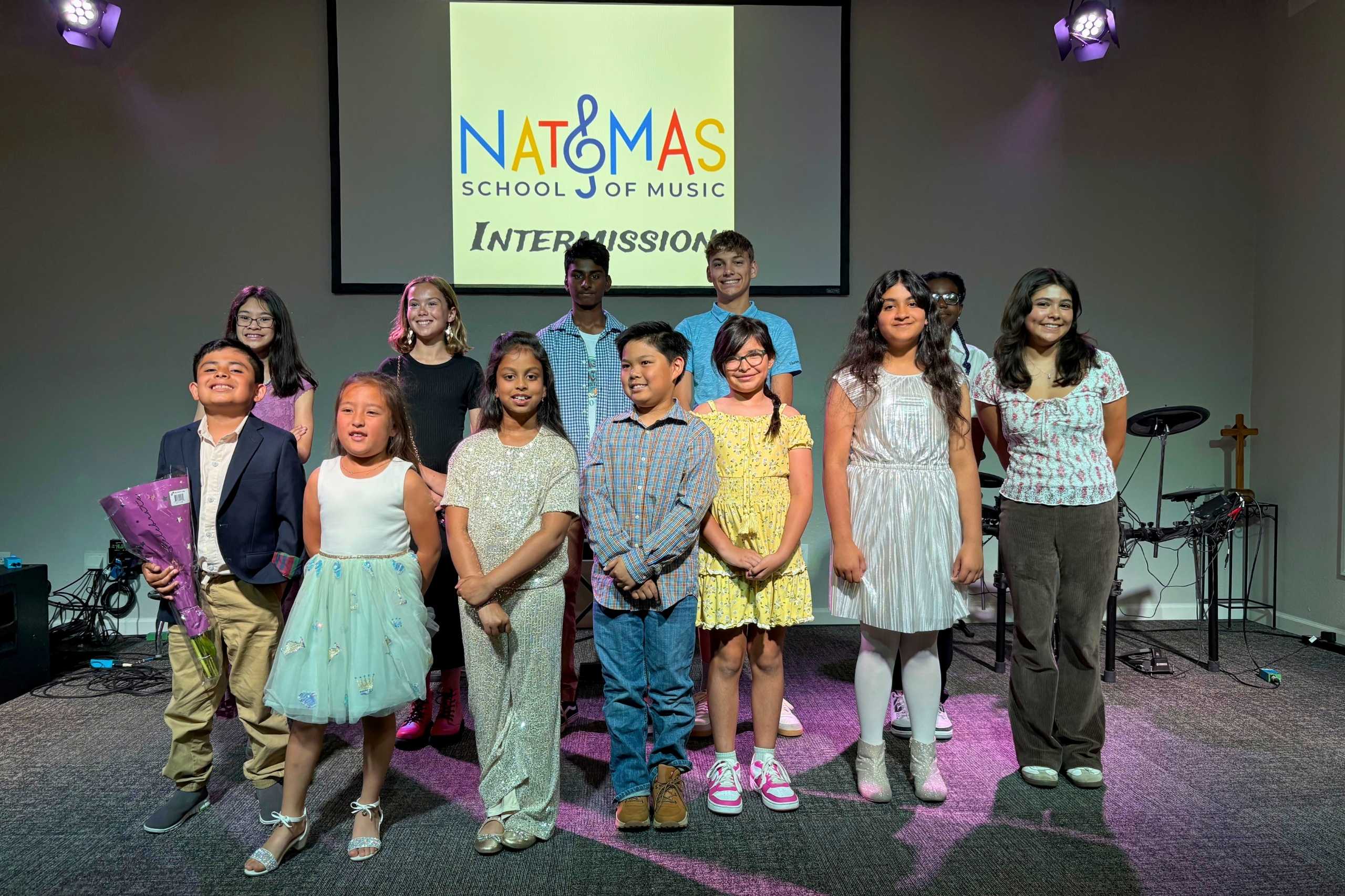 students smiling together