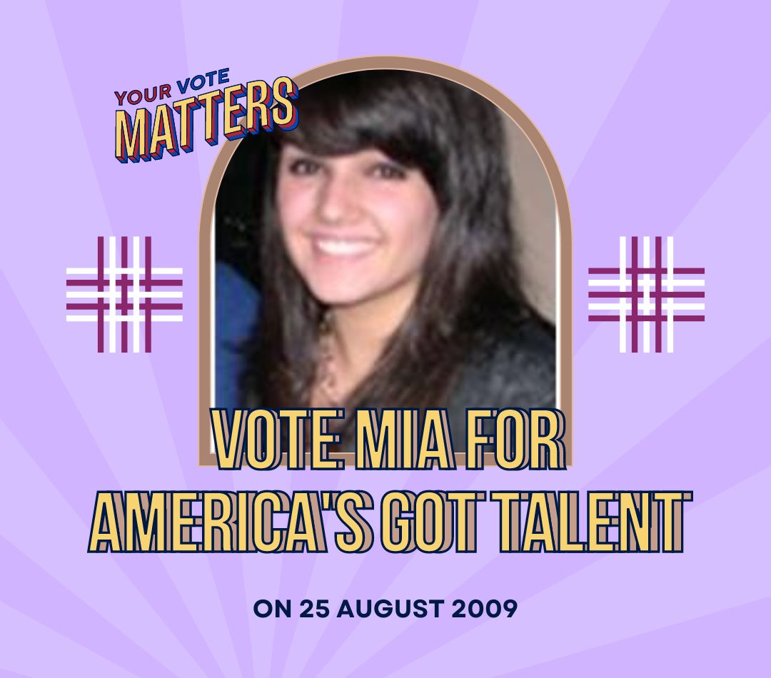 VOTE FOR MIA TONIGHT!