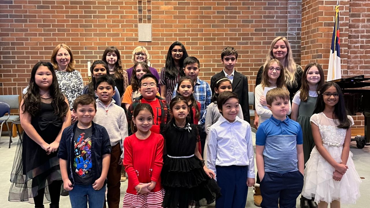 Group of students at Schaumburg Music Academy