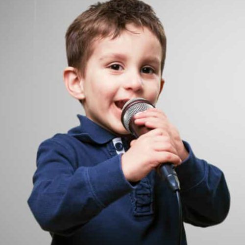 child taking voice lessons in Orland Park, IL