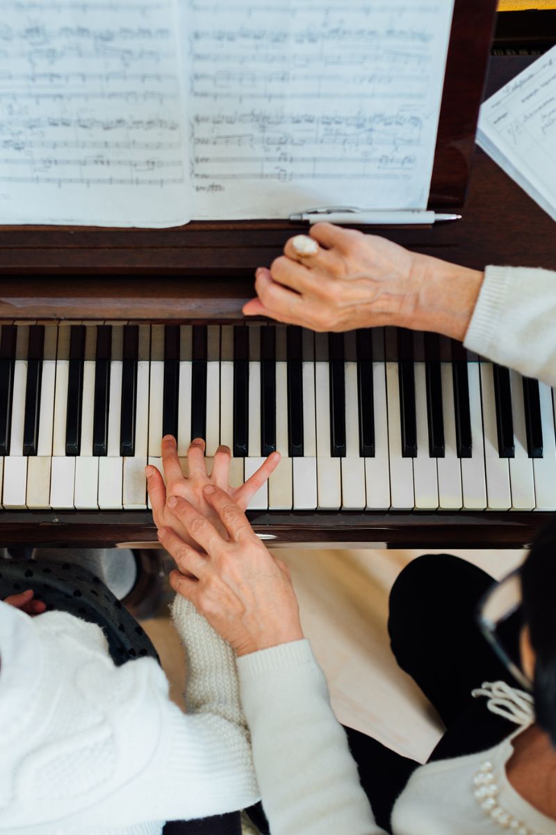 Student Playing the piano Orland Park IL