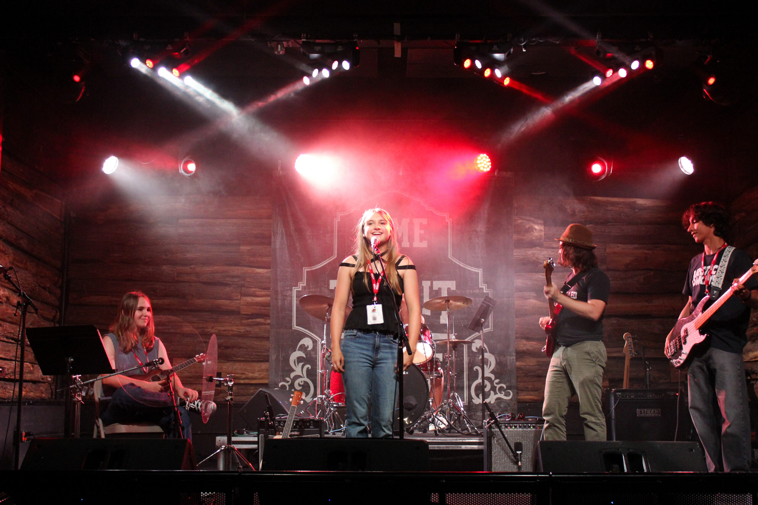 Step Onstage musicians performing