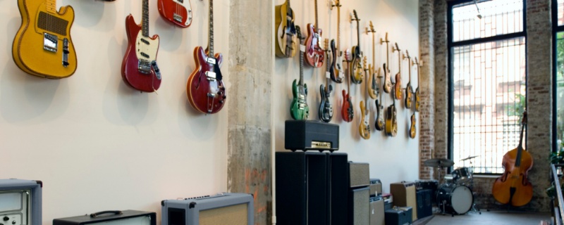 Music lessons studio