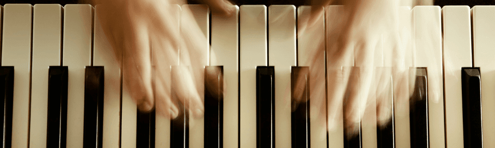 adult student practicing