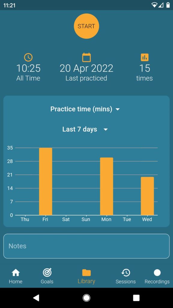 instrumentive app tracking interface