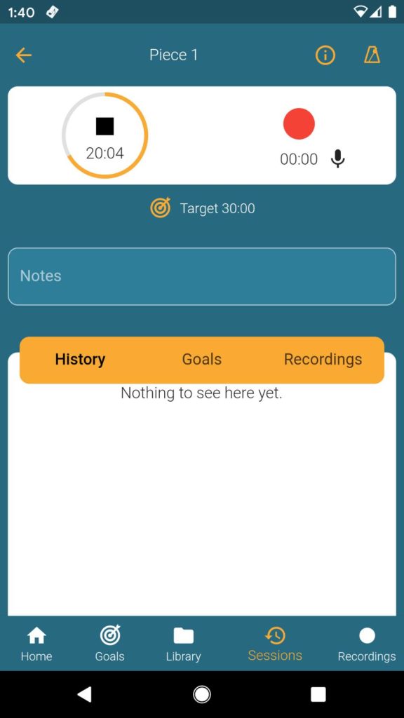instrumentive app recording interface 
