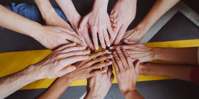 group handshake