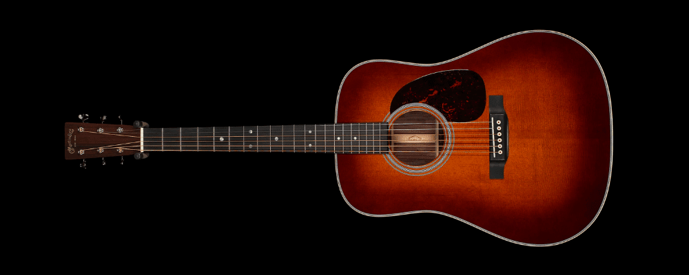 Martin style acoustic guitar in dreadnought style