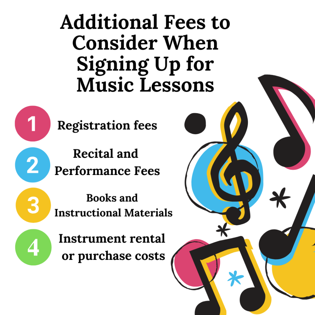 It’s important to consider additional costs when you’re signing up for music lessons in Las Vegas.