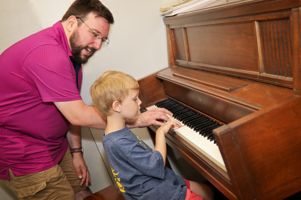 Consistent, focused practice helps students reinforce the skills they learn during piano lessons.